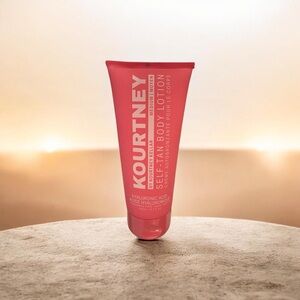 Self-Tan Body Lotion - Vibrant Pink Medium Shade